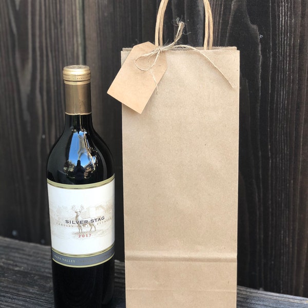 Wine Bags,Kraft Wine Bags,Kraft Paper,Kraft Paper Wine Bag,DIY,Create Your Own,Recycled,Bridesmaid,Cheers,Congrats,Happy Birthday,Gift Bag