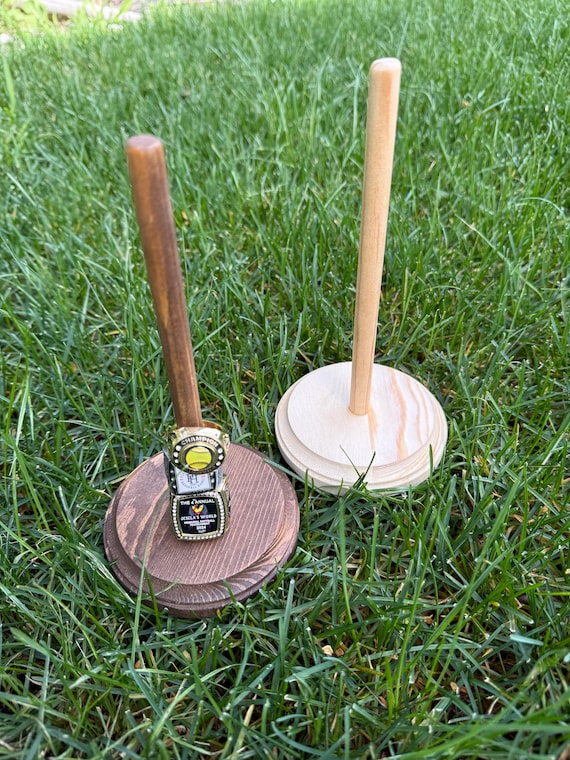 Ring Holder,Wood Ring Holder,Baseball Ring,Softball Ring,Football Ring,Championship Ring,Stackable Ring Holder,Stackable Rings