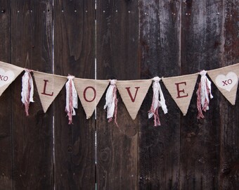 Love Banner, Wedding Banner, Rustic Wedding, Country Wedding, Rustic Banner, Country Banner, Burlap Banner, Custom Banner, Photo Prop