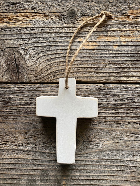 Wooden Cross,White Cross,Wood Cross,Primitive,Cross,Confirmation,Church,Christian,Christian Decor,Home Decor,Baptism,Easter,Communion