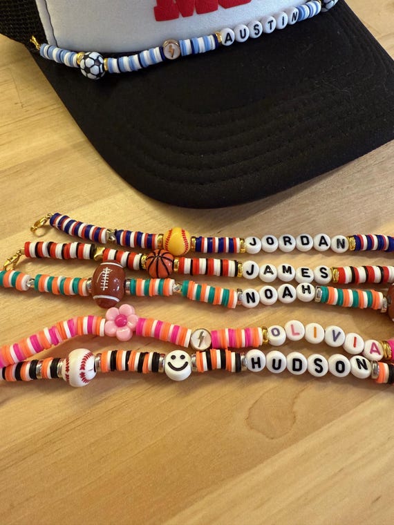 Trucker Hat Charm, Hat Charm,Charm,Hat Accessories,Trucker Hat,Hat Chain,Sports Charm,Name Charm,Custom Charm,Trucker Hat Chain,Hat Charms