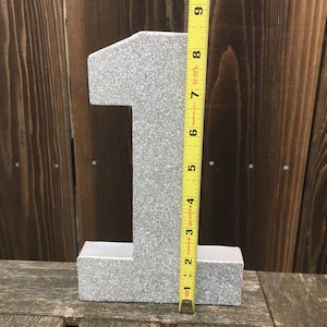 PAPER MACHE NUMBER #3 - 20cm 1 PC # - PAPERMACHE, NUMBERS