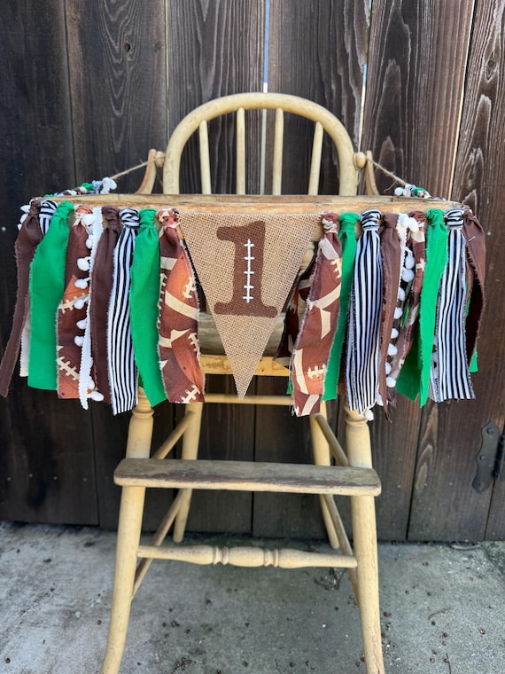 High Chair Banner,Football,Football Birthday, Rookie of the Year,Football First Birthday,Football 1st Birthday,Football Garland,FootballTeam