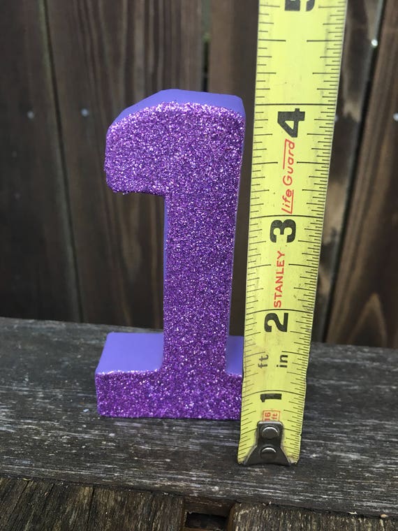 Number 1 Photo Prop, Cake Topper, Number 1 Cake Topper, First Birthday, Lavender, Mermaid, Glitter, Cake Smash, 1st, Number One, 4 inches