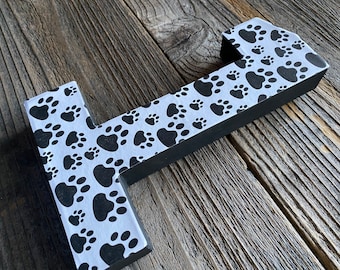 Number 1 Photo Prop,Dog Theme,Puppy,Doggie,Dog,First Birthday,Puppy Party,Lets Pawty,1st, Number One,Table Centerpiece,Paw Print,Paw Print 1