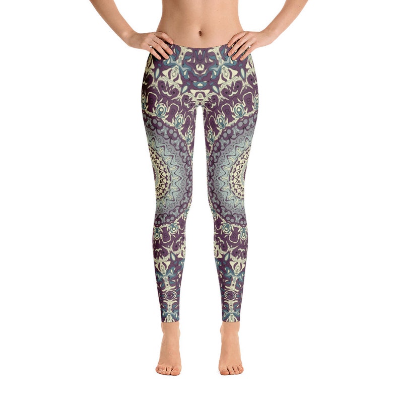 Funky Leggings Yoga Pants Printed Yoga Tights for Women Wild | Etsy