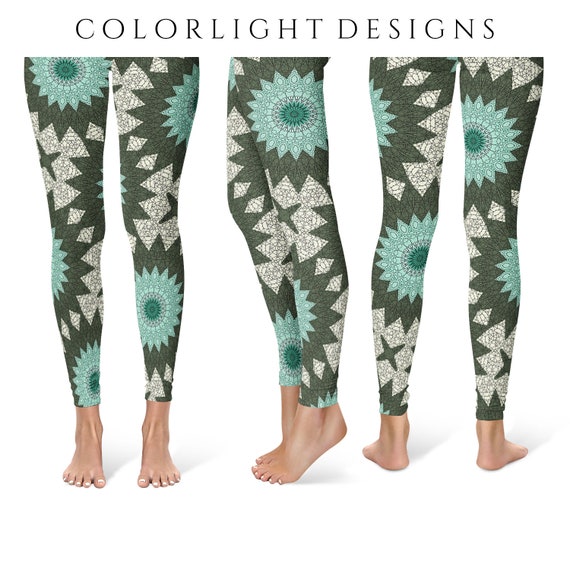 Leggings Bold Patterned Yoga Pants 