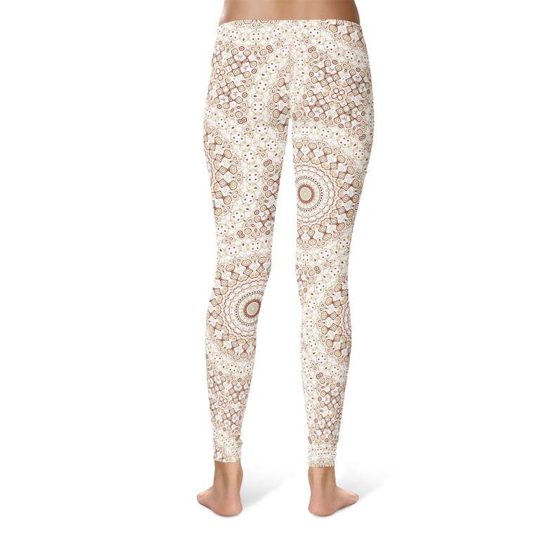 Mandala Pattern Tights Tribal Yoga Pants Boho Leggings