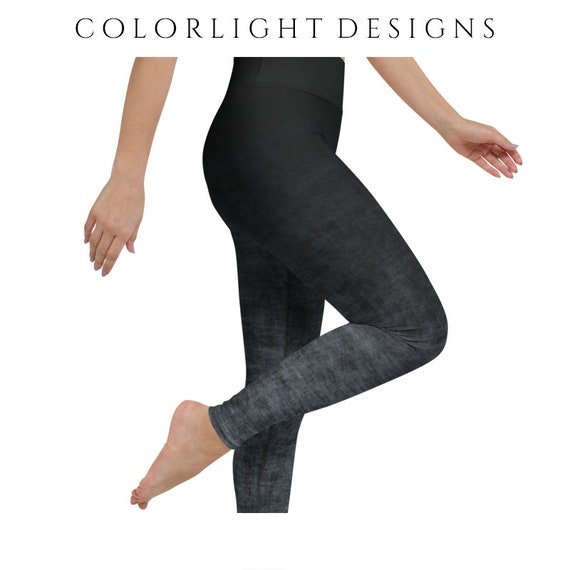 High Waist Gray Ombre Leggings for 