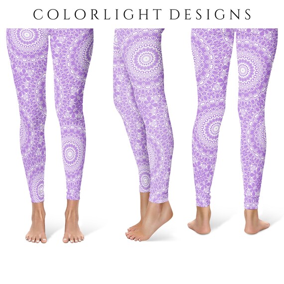 printed yoga tights