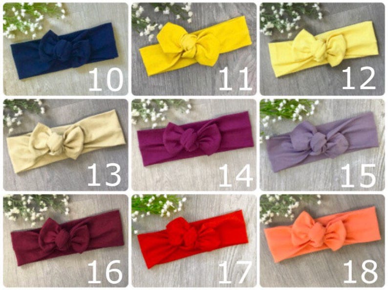 Baby Headband / Baby Headbands and Bows / Headband / Baby Headbands / Toddler Headband / Baby Bow / Baby Headwrap / Ba image 3