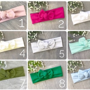 Baby Headband / Baby Headbands and Bows / Headband / Baby Headbands / Toddler Headband / Baby Bow / Baby Headwrap / Ba image 2