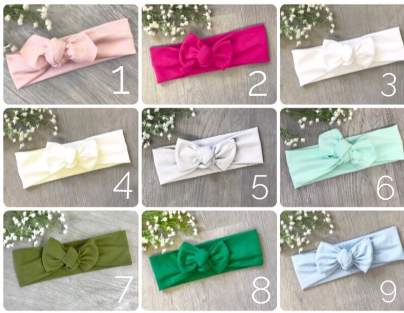 Baby Headband / Baby Headbands and Bows / Headband / Baby Headbands / Toddler Headband / Baby Bow / Baby Headwrap / Ba image 2