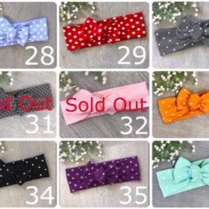 Baby Headband / Baby Headbands and Bows / Headband / Baby Headbands / Toddler Headband / Baby Bow / Baby Headwrap / Ba image 5