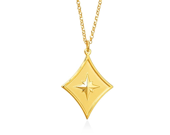 Polaris Star Necklace - 18K Gold Plated