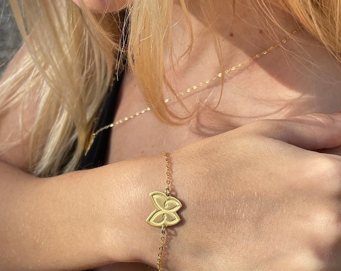 Butterfly Bracelet- 18K Gold Plated