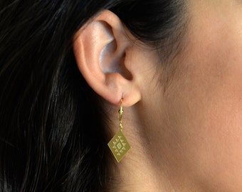 Evil Eye Hoop Earrings - 18K Gold Plated, 925 Silver, Lucky Eye, Protection Earrings, Minimalist Earrings, Minimal Chic Earrings