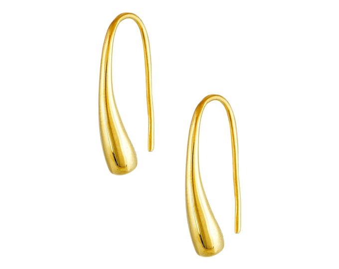 Liquid Drop Earrings - 18K Gold Plated