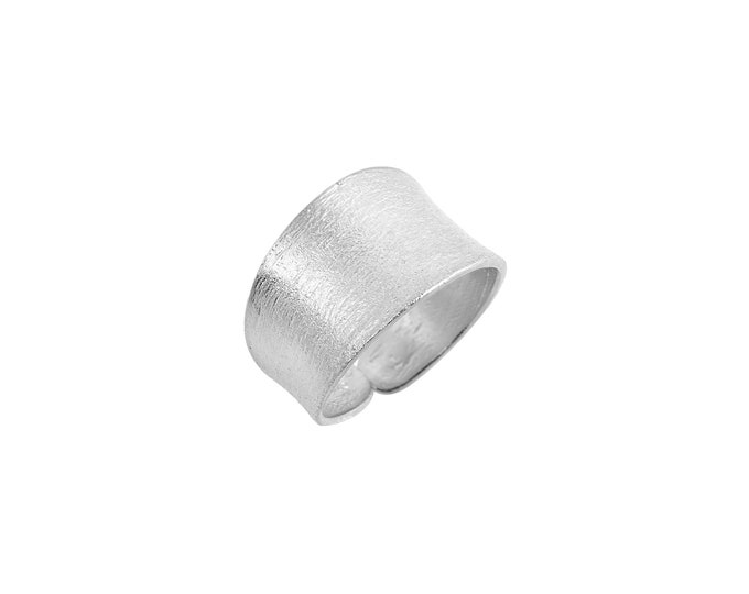 Chevalier Tube Ring - Platinum Plated