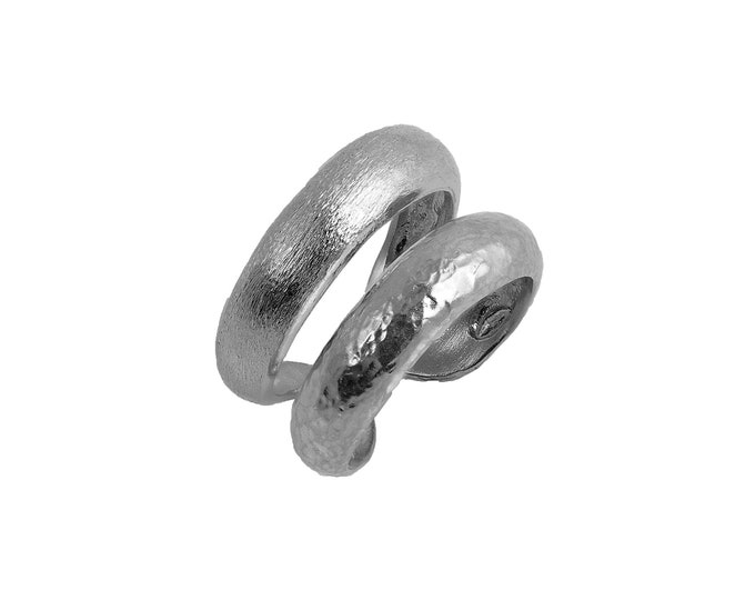 Double Ring - Black Platinum Plated