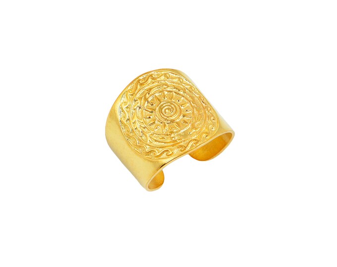 Cyclos Band Ring - 18K Gold Plated