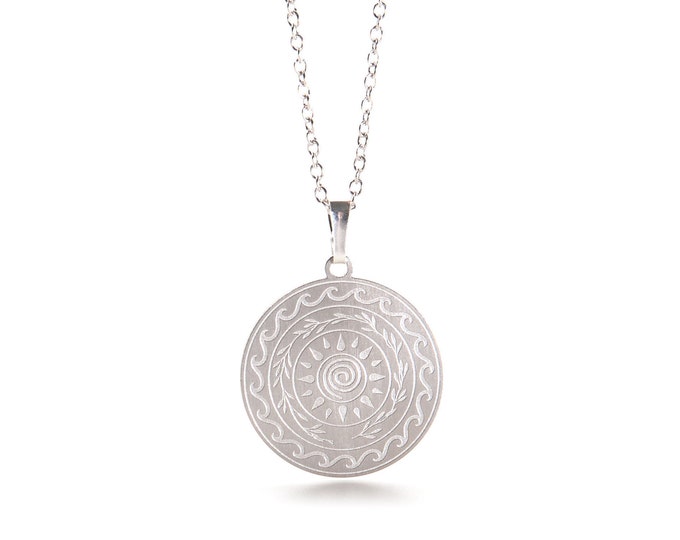 Cyclos Necklace - Platinum Plated