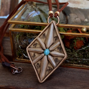 Elder Council Amulet, Skyrim inspired necklace, Skyrim сosplay jewelry, Gamer gift