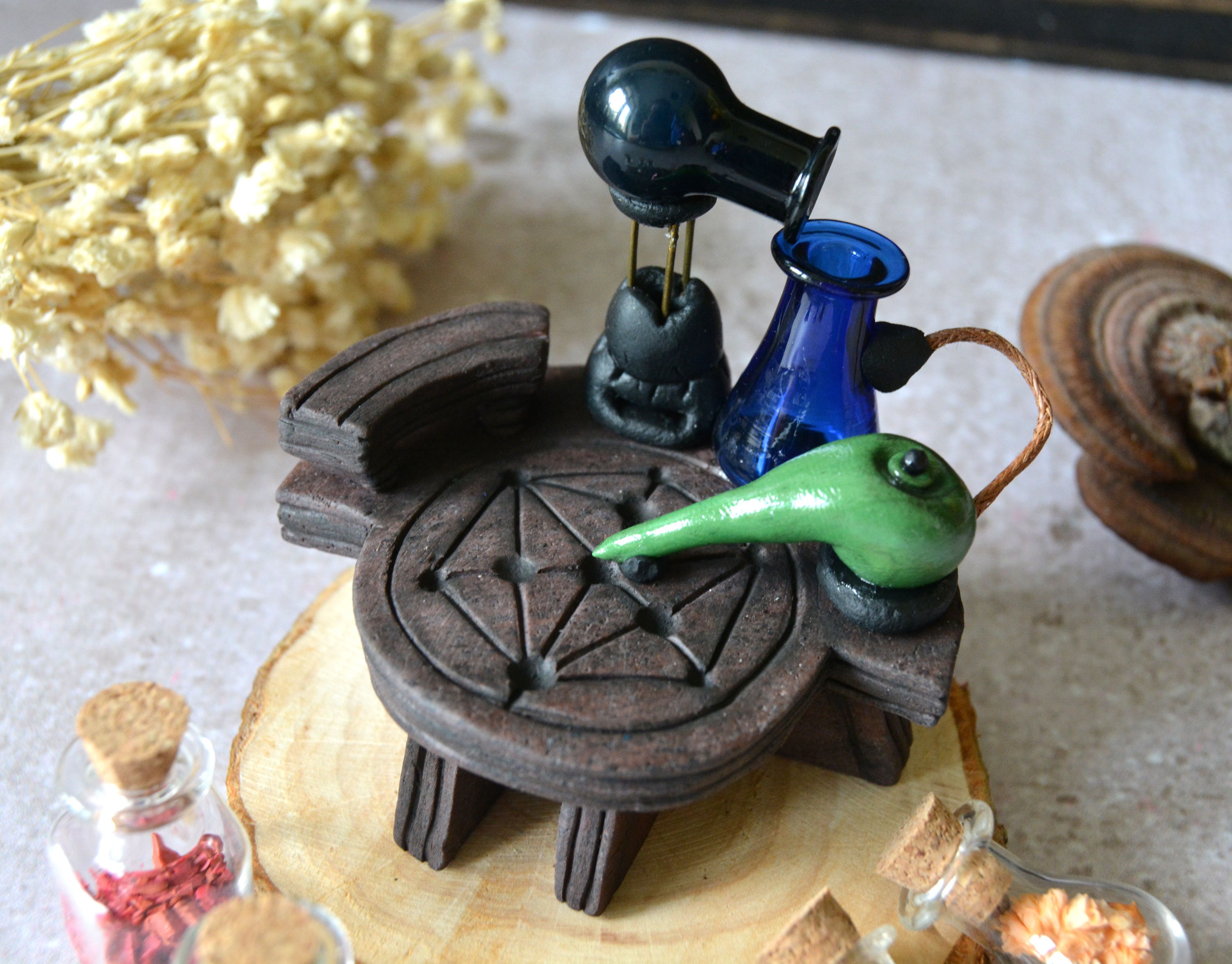 Skyrim Alchemy table miniature Skyrim alchemy lab Elder Etsy
