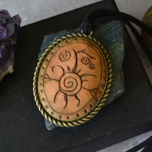 Great House Telvanni necklace, Handmade cameo pendant, Telvanni banner, Morrowind inspired amulet