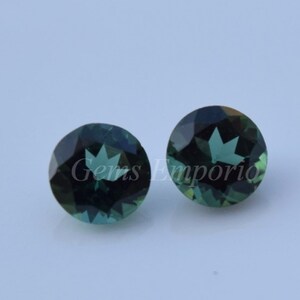 Green Tourmaline 6 mm Round Faceted, Excellent Quality Gemstone. Price per piece