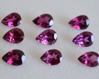 5 MM Trillion Natural Faceted Pinkish Purple Rhodolite Garnet Stone 18  Piece Lot