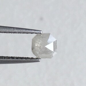 Natural Grey Diamond Octagon Shape, Size 5 mm, Wt 0.50 Ct, Faceted Octagon Diamond, Step Cut Diamond, Cushion Shape Diamond, Price By Piece.