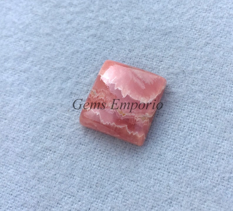 Natural Rhodochrosite Size 17x16 MM Price Per Piece. Pink Rhodochrosite Gemstone Rhodochrosite Cabs Cushion Cabochon