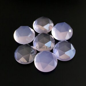 Rose Quartz 8 mm Rose Cut Round Cabochons / Fine Quality Gems / Priced per piece