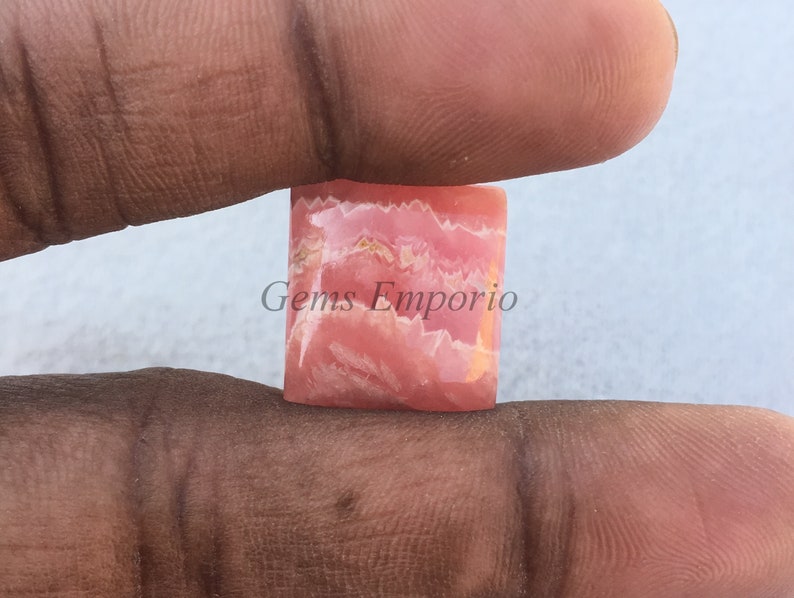 Natural Rhodochrosite Size 17x16 MM Price Per Piece. Pink Rhodochrosite Gemstone Rhodochrosite Cabs Cushion Cabochon