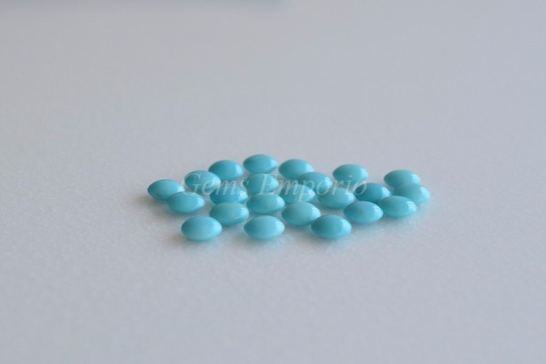 Price per piece. Turquoise 6 MM Plain Briolette Stabilized Turquoise Good Quality