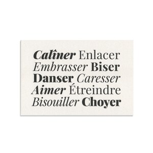 Carte Câliner : bisous, câlin, amour, love, bienveillance, amitié, tendresse