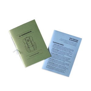 The hiker, notebook of beautiful hiking walks: hiking enthusiast, GR trail, walking, bivouac, pilgrimage, mountain