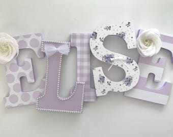 purple nursery decor etsy