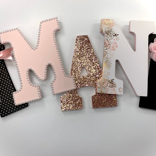 Baby Nursery Wall Letters Etsy