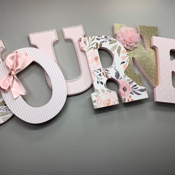 Nursery Wall Letters Etsy