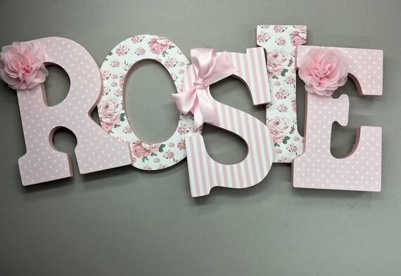 Pink letters sales for nursery