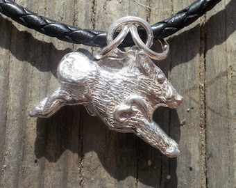 Sterling Silver Lunar Year of the Boar Pendant