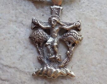 Sterling Medieval Crusafix