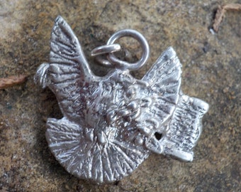 Sterling Peace/Justice Dove/Gavel Charm