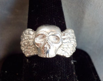 18th(?) Century Winged Skull Ring
