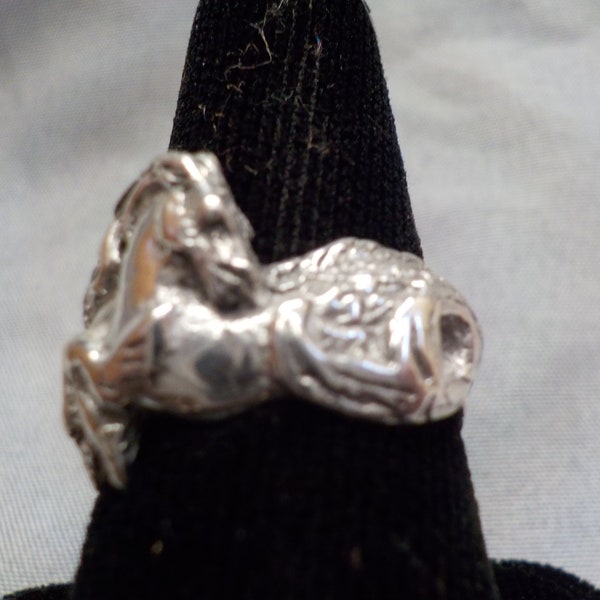 Sterling Hippocampus (Seahorse) Ring