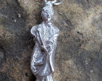 Sterling Silver Kuan Yin Charm