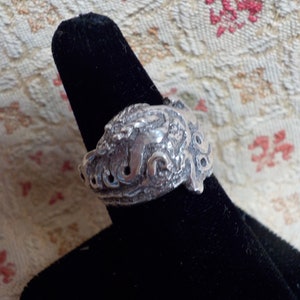 Sterling Celtic Dragon Ring