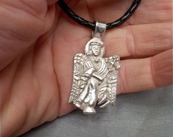 Sterling Silver Celtic St. Matthew Pendant